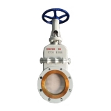 knife gate valve with closed cap